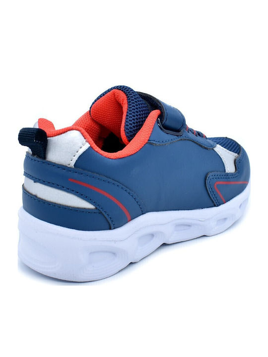 Kids Sneakers Anatomic with Scratch & Lights Blue