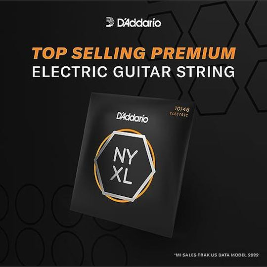 Daddario Set of Steel Electric Guitar Strings 13 - 56