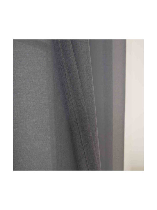 Beauty Home Sharp Art 8448 Ύφασμα Κουρτίνας Γκρι