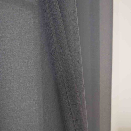 Beauty Home Sharp Art 8448 Ύφασμα Κουρτίνας Γκρι