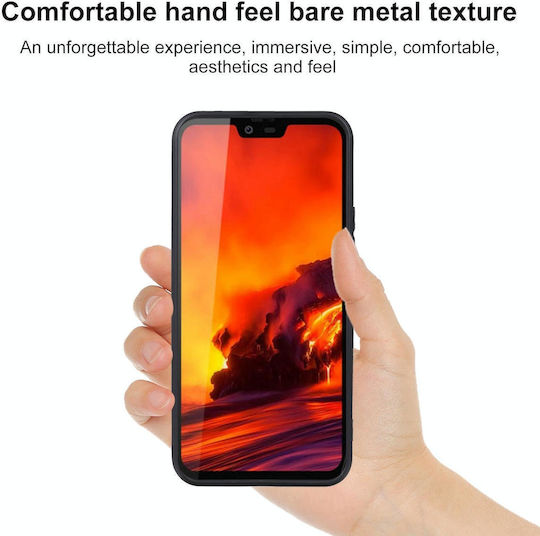 Umschlag Rückseite Silikon Schwarz (Blackview Pro)