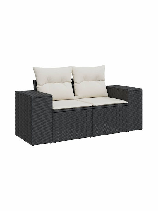 Canapea Cu Patru Locuri De Exterior Din Rattan Cu Perne 55x55x69cm