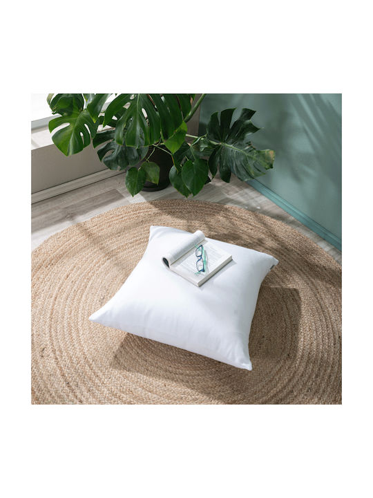 Teoran Decorative Pillow Case Ostia White 43x43cm