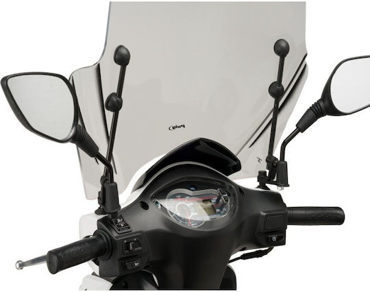 Puig Motorcycle Windshield & Windscreen Transparent Visor for Sym Symphony 125 for Yamaha SR 20868W