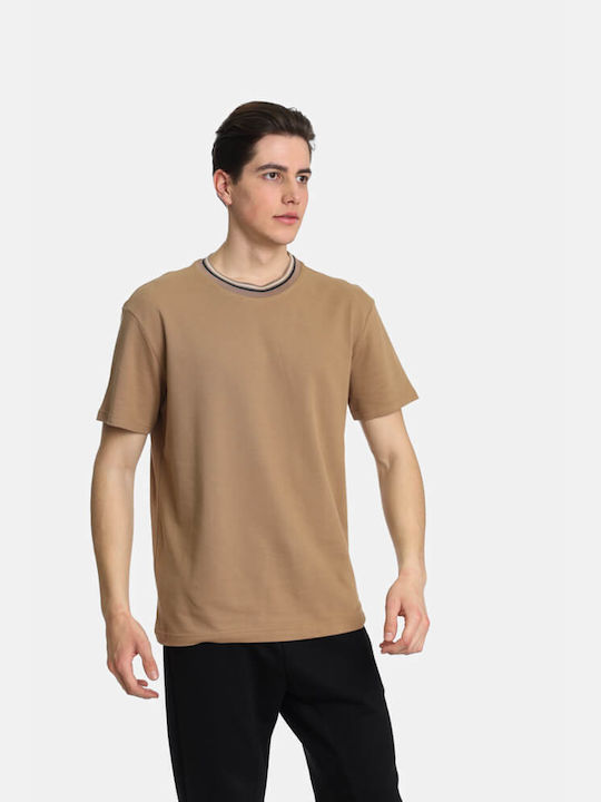 Paco & Co Men's Short Sleeve T-shirt Brown