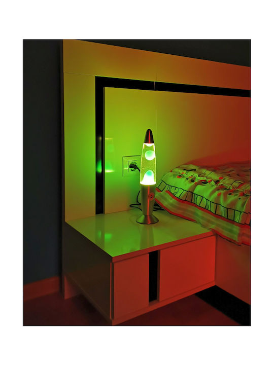 Dekorative Lampe Lavalampe Gray