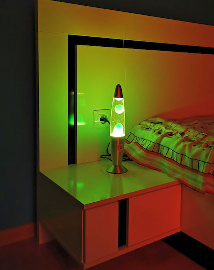 Lustră Decorativă Lampă de lavă Gri