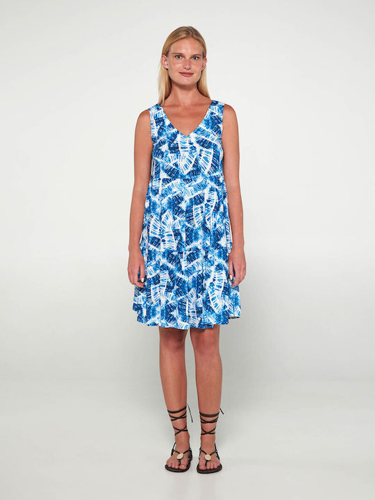 Vamp Summer Dress Blue Wave