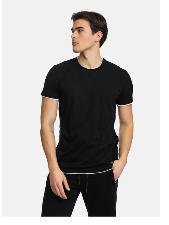 Paco & Co Men's Short Sleeve T-shirt Black