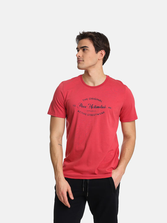 Paco & Co Men's Short Sleeve T-shirt Red