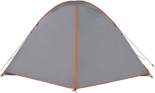 vidaXL Summer Camping Igloo Tent Orange with Double Cloth for 6 People 348x340x184cm