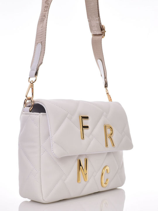 FRNC Geantă de damă Crossbody Albă