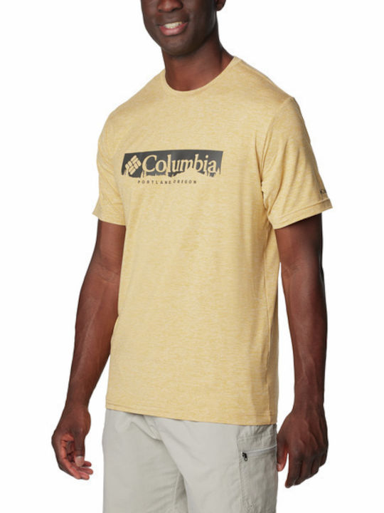 Columbia Men's Short Sleeve T-shirt Brown