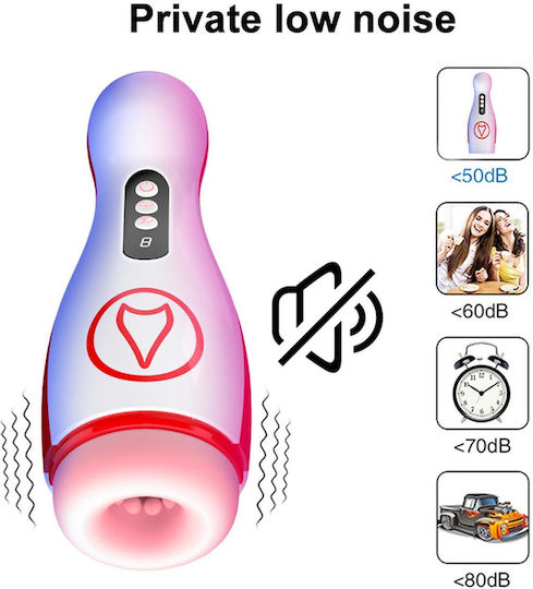 Boss Of Toys Masturbator Mouth με Δόνηση
