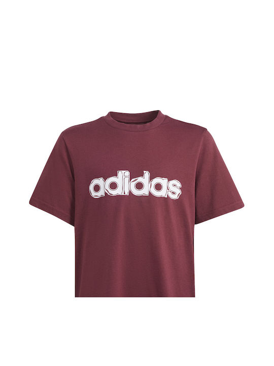 Adidas Παιδικό T-shirt Κόκκινο