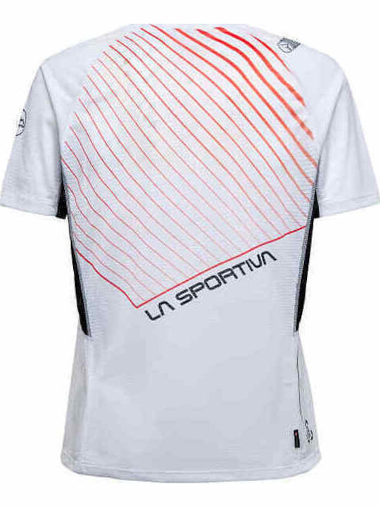 Wave Sportliches T-Shirt Weiß