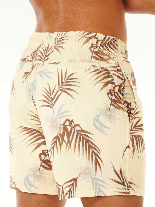 Surf Revival Ανδρικό Μαγιό Σορτς Vintage Yellow Floral 08BMBO-8872