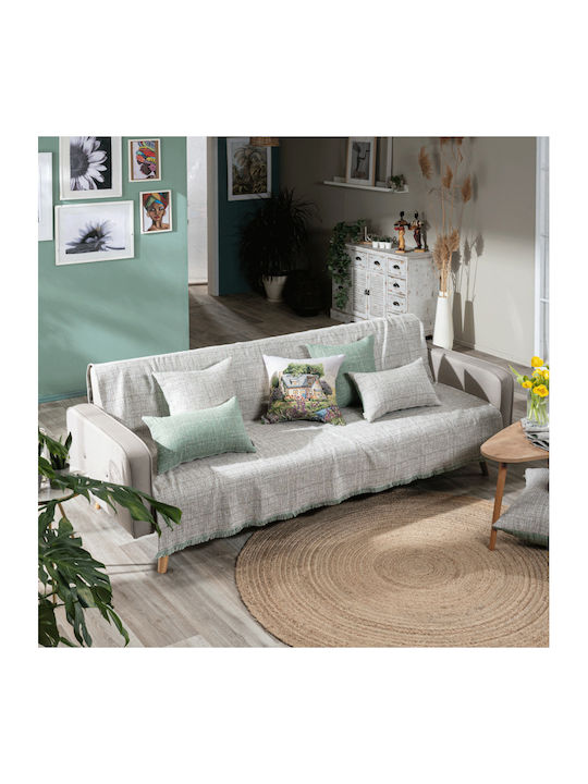 Teoran Teoran Three-Seater Sofa Throw Chenille 180x300cm