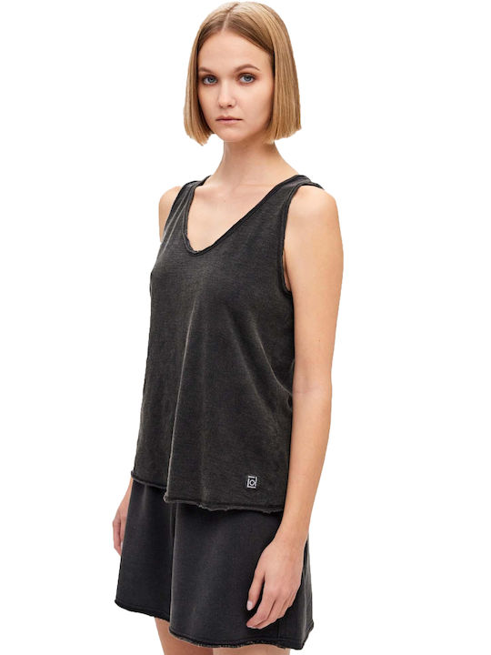 Dirty Laundry Damen Sommer Bluse Schwarz