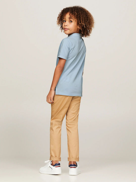 Kinderpolo Kurzarm BREEZY BLUE Flag