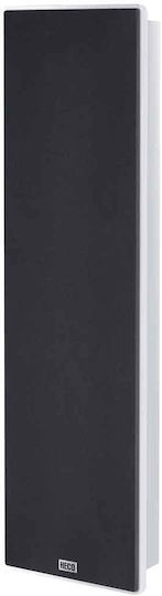 Heco Ambient 44 F D1367042 Hi-Fi Speaker Wall Mounted 80W 2 No of Drivers W22.5xD10.2xH78cm. White / Black