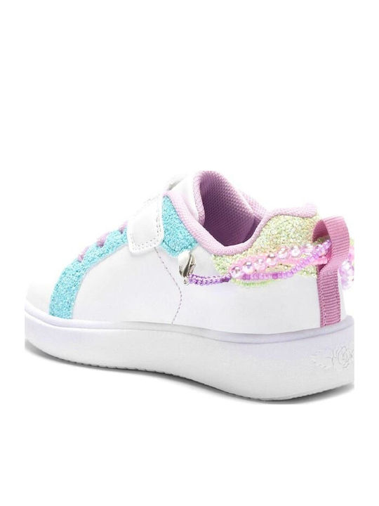 Παιδικά Sneakers με Σκρατς Λευκό-Πολύχρωμο