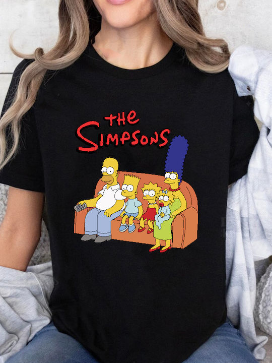 Fruit of the Loom Family Original T-shirt Μαύρο Βαμβακερό