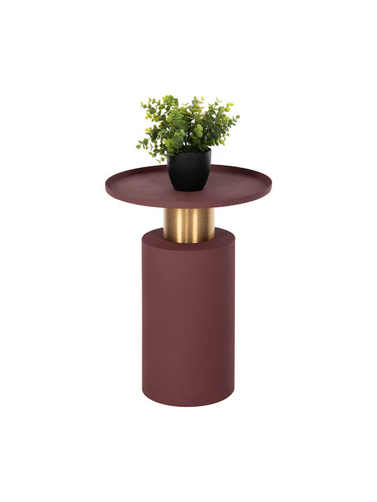 Rund Beistelltisch Candle-gold-copper L36xB36xH47cm