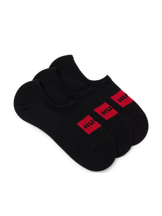 Hugo Lc Label Cc Ανδρικές Κάλτσες Μαύρες 3Pack