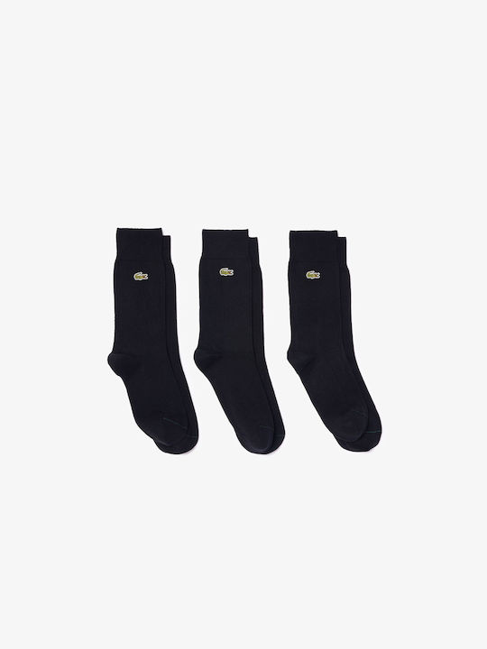 Lacoste Ανδρικές Κάλτσες Black 3Pack Lacoste Ανδρικές Κάλτσες Black 3Pack