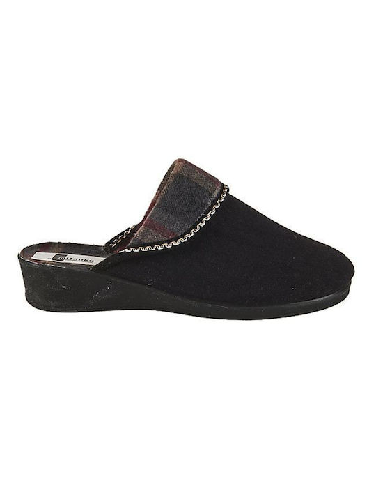 Mitsuko Winter Women's Slippers in Black color