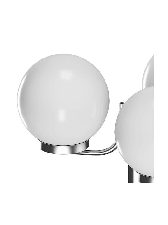 vidaXL Φωτιστικό Κολώνα Εξωτερικού Χώρου 60W IP44 για Ντουί E27 Λευκό