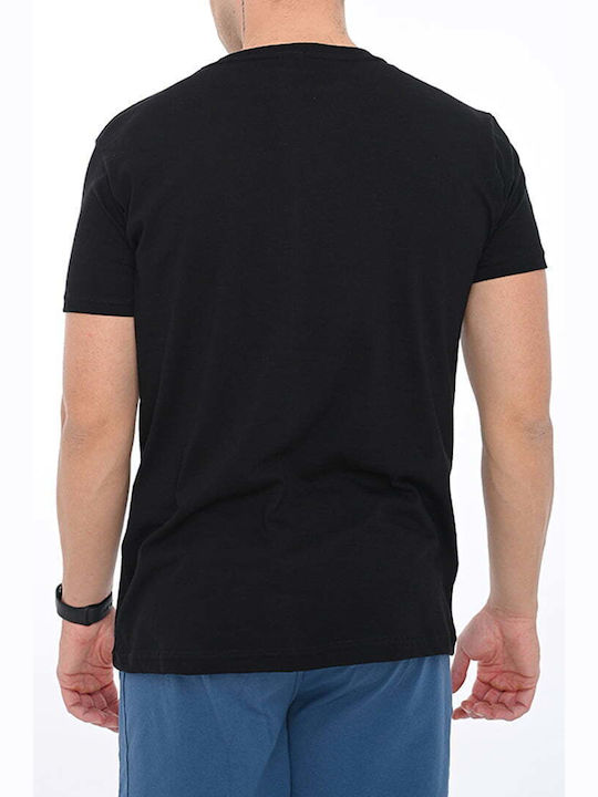 Bodymove Men's Short Sleeve T-shirt Futu Black