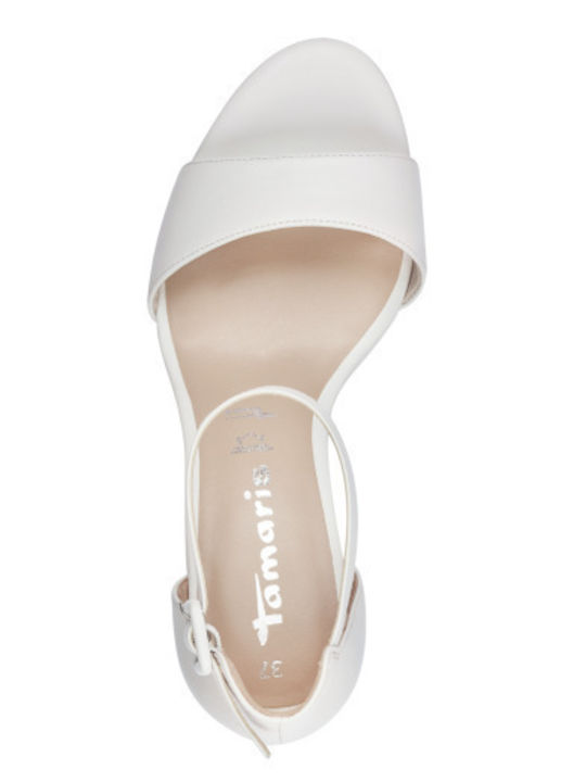 Leather Sandals Anatomic White