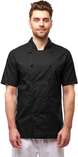 strongAnt Coat Chef Black with Long Sleeve Easyclean