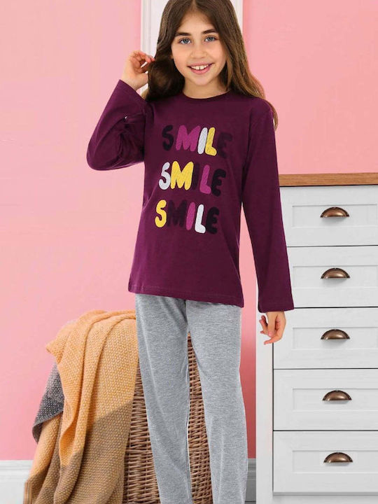 Wiembi Kinder Schlafanzug Winterlich Purple Wiembi Kinder Schlafanzug Winterlich Purple