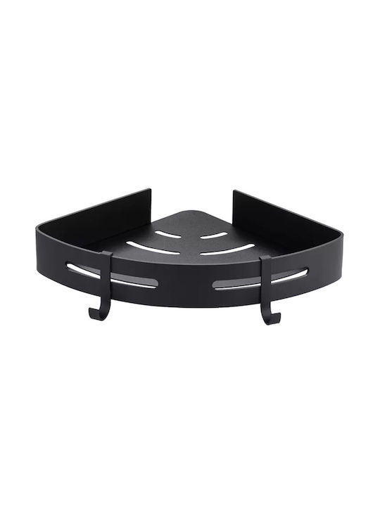 Raft De Perete Inox 20x29x4.5cm Negru