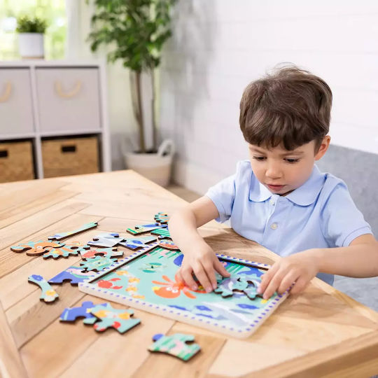 Wooden Kids Peg Puzzle 18pcs Melissa & Doug