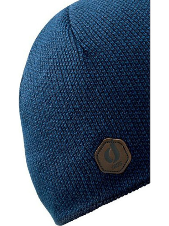 Beanie Unisex Σκούφος Πλεκτός σε Μπλε χρώμα