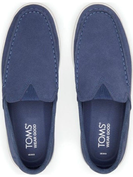 Trvl Lite Suede Loafer Men's Suede Moccasins Blue