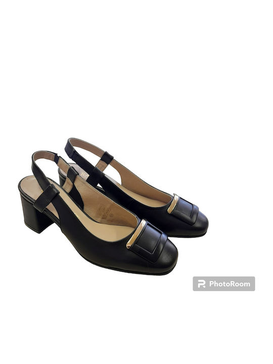 Anatomic Leather Black Heels