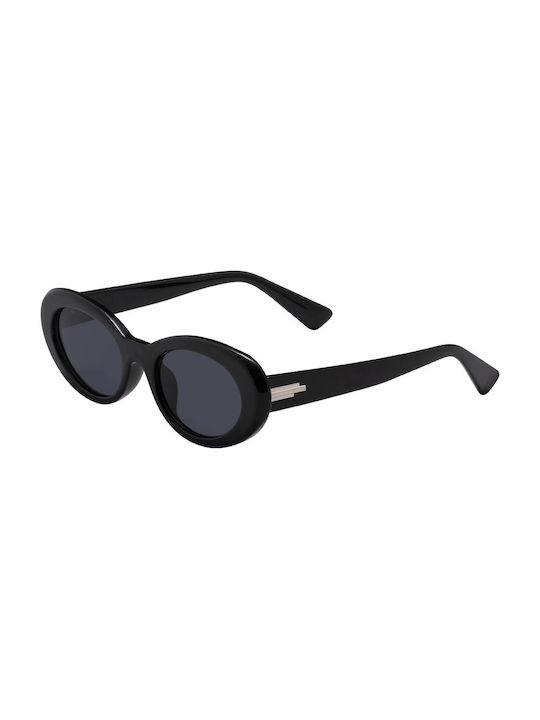 Women's Sunglasses with Black Plastic Frame and Black Lens 2235-693-01