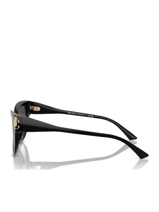 Jimmy Choo Γυαλιά Ηλίου Μαύρα με Κοκκάλινο Σκελετό Jimmy Choo Γυαλιά Ηλίου Μαύρα με Κοκκάλινο Σκελετό