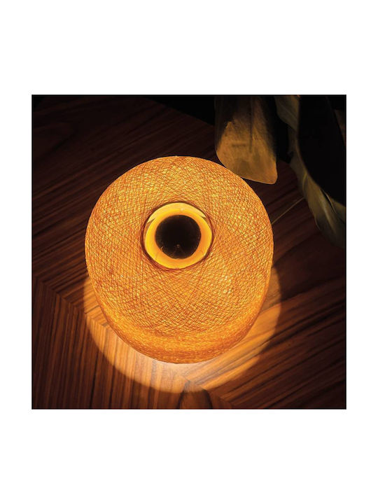 La Case de Cousin Paul Kinder Dekorative Lampe Braun 12.5x12.5x16εκ.