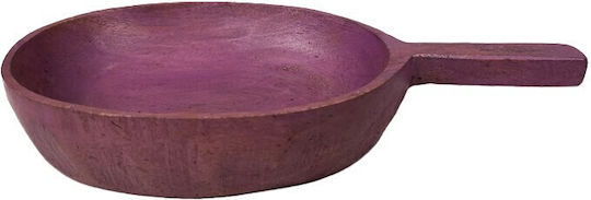 Nakaro Wood Serving Bowl Round Wooden with Diameter 28cm