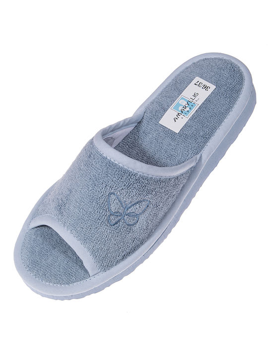 Amaryllis Slippers Terry Women's Slipper In Blue Colour