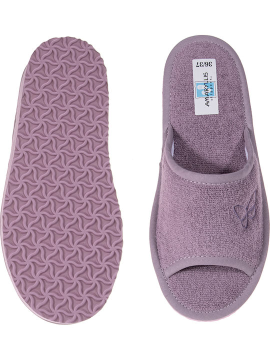 Terry Winter Women's Slippers Purple