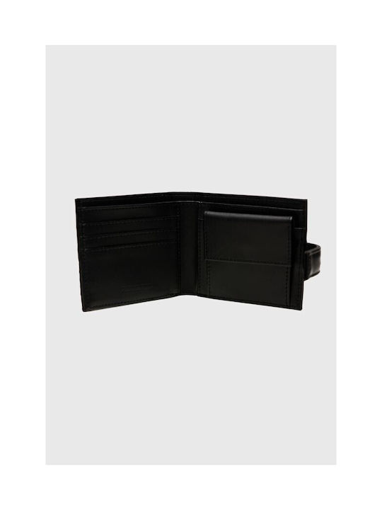 Funky Buddha Wallet Men's Leatherette Wallet Fbm009-025-10 Black Black Fbm009-025-10
