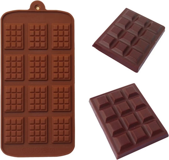 Formă de Patiserie Bomboane de Ciocolată din Silicon 21x10x1buc 1buc