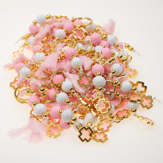 Papillon Kids Amulet De Botez Breloc Roz 50 Bucăți